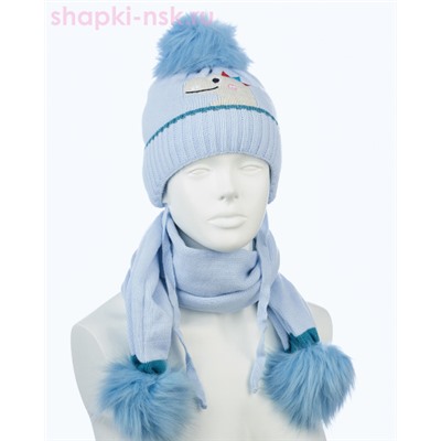 03-59-D (48-50) (шапка+шарф) Комплект