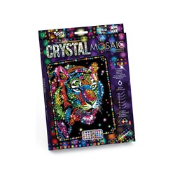 Набор для создания мозаики серии «CRYSTAL MOSAIC», на темном фоне,  ТИГР
