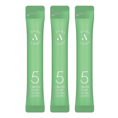 AllMasil Глубокоочищающий шампунь для волос с пробиотиками / 5 Probiotics Scalp Scaling Shampoo Stick Pouch, 20 шт. х 8 мл