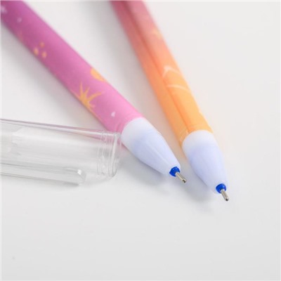 Ручка гелевая пиши-стирай «До луны и обратно» МИКС, синяя паста, 0,5 мм цена за 1 шт