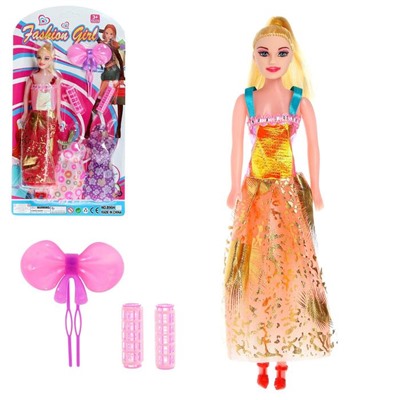 Кукла-модель «Регина» в платье с аксессуарами, МИКС 2691428