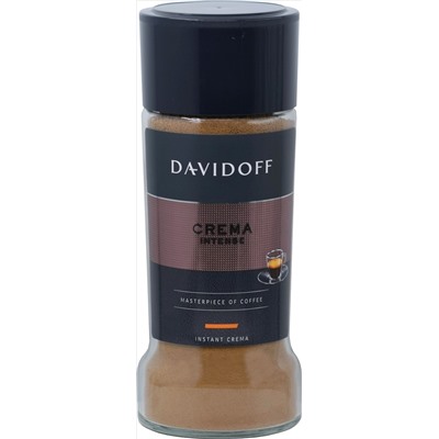 Davidoff. Crema Intense 90 гр. стекл.банка