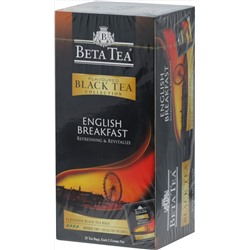 BETA TEA. English Breakfast карт.пачка, 25 пак.