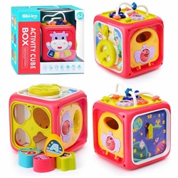 Развивающий игровой цент ACTIVITY CUBE BOX   "Куб-сортер", в ассорт.