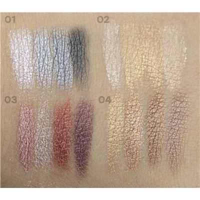 Тени DO DO GIRL Eyeshadow Shining перламутровые, 4 цвета, ТОН 03