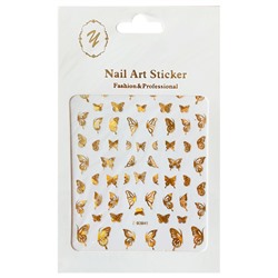 Nail Art Sticker, 2D стикер Z-D3841 (золото)