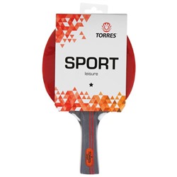 Ракетка для настольного тенниса Torres Sport, 1 звезда, для любителей 1089350