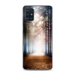 Силиконовый чехол Зачарованный лес на Samsung Galaxy A51