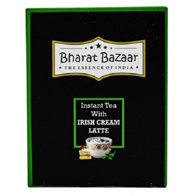 Чай чёрный растворимый с ирландскими сливками Instant Tea With Irish Cream Latte Bharat Bazaar 10 пак.