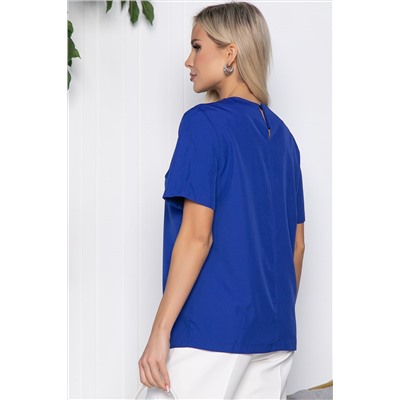 Блуза Эстель (синяя) Б10439