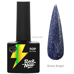 RockNail, топ светоотражающий Snow Angel, 10 мл