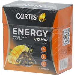 CURTIS. Energy tea (пирамидки) карт.пачка, 15 пак.