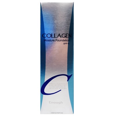 Увлажняющая тональная основа с коллагеном Collagen Enough SPF 15 (13 светлый беж), Корея Акция