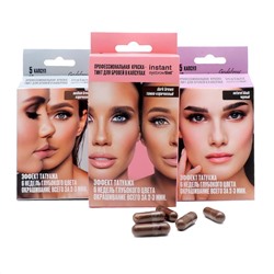 Godefroy Профессиональная краска-тинт для бровей / Instant Eyebrow Tint Black, черный, 5 капсул