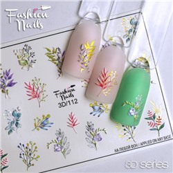 Fashion Nails, Слайдер-дизайн 3D/112