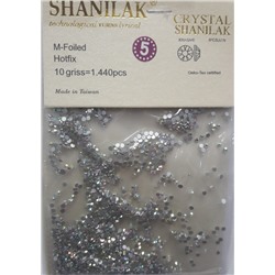 Стразы Crystal SHANILAK 10 griss (1440шт) размер 5. голографика
