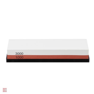 Брусок для заточки ножей двусторонний водный, 3000гр/1000гр, H1007