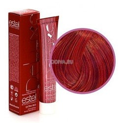 Estel, De Luxe Extra Red - краска-уход (77/55 русый красный интенсивный), 60 мл