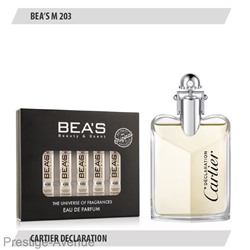 Парфюмерный набор Beas Cartier Declaration men 5x5мл (M 203)