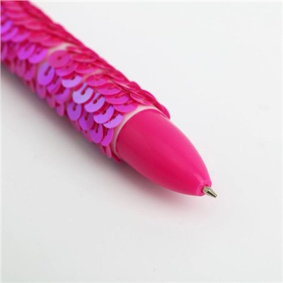 Многоцветная ручка с пайетками Time to be mermaid