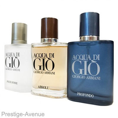 Парфюмерный набор Giorgio Armani Aqua Di Gio for man 3х30 ml