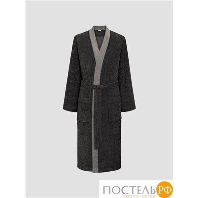 Togas ФРАНКО черн Халат 2XL(54), 60% хлопок/40% поливискоза, 350 г/м2