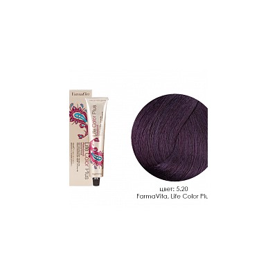 FarmaVita, Life Color Plus - крем-краска для волос (5.20 светлый ирис)