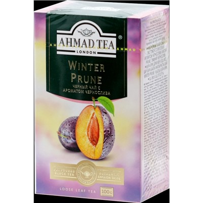 AHMAD TEA. Flavoured Collection. Winter Prune 100 гр. карт.пачка