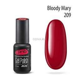 PNB, Gel nail polish - гель-лак №209, 4 мл