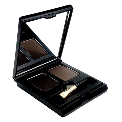 L’ocean Тени для бровей / Eye Brow Cake, 01 Black + Brown