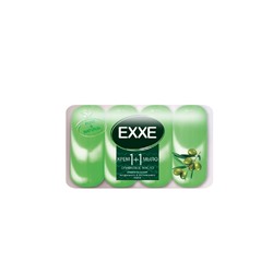 EXXE Туалетное крем-мыло 1+1 4шт*90г Зеленый чай