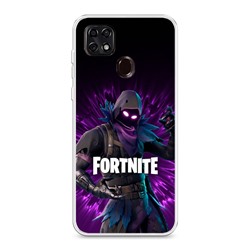 Силиконовый чехол Raven Fortnite на ZTE Blade 20 Smart