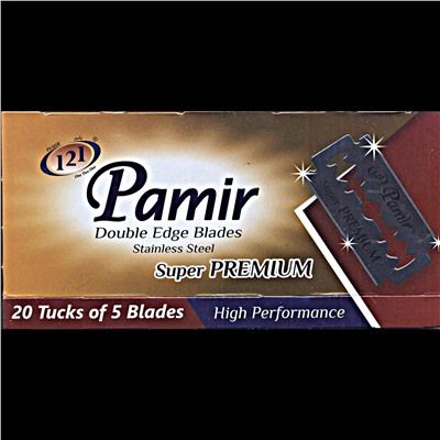 Лезвия для бритья классические двусторонние Pamir Stainless Steel Super Premium 5шт. (20X5шт. =100 лезвий) на карте