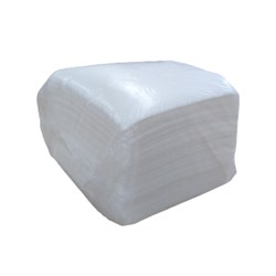 Бумажные салфетки белые 24х24 см, 1 слой, 100 шт.