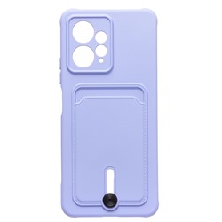 Чехол-накладка - SC304 с картхолдером для "Xiaomi Redmi Note 12 4G" (dark violet)