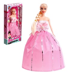 Кукла-модель  "Лиза" в платье,  МИКС 7558974