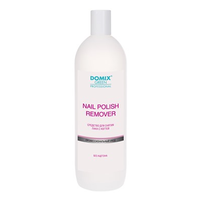 Domix Green Professional Средство для снятия лака с ногтей без ацетона / Nail Polish Remover non acetone, 1000 мл