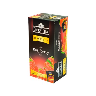 чай Beta фр. Raspberry с ароматом малины, конверт 2 г*25 пак.