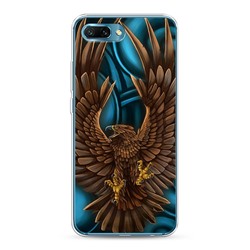 Силиконовый чехол Орел арт на Honor 10