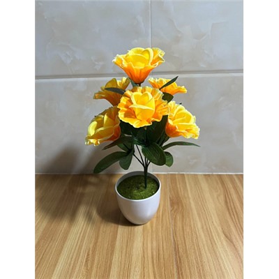 Цветы искусственные декоративные Колокольчик (6 цветков) 34 см