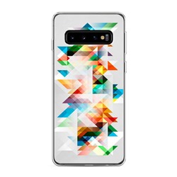 Силиконовый чехол Геометрия 10 на Samsung Galaxy S10