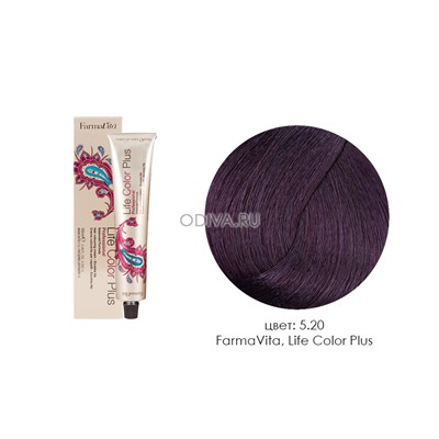 FarmaVita, Life Color Plus - крем-краска для волос (5.20 светлый ирис)