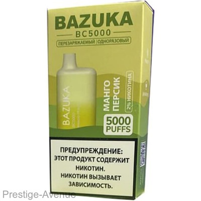 Эл. сиг.  Bazuka Mango Peach — Манго и Персик 2%, 5000 Тяг