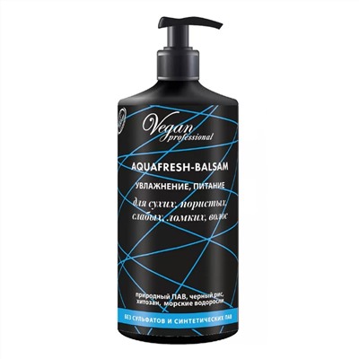 Nexxt Century Бальзам для волос увлажнение и питание / Vegan Professional Aquafresh-Balsam, 1000 мл