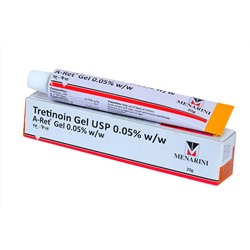 Третиноин Гель ЮСП А-Рет 0,05 % (от морщин и для лечения акне) Tretinoin Gel USP A-Ret Menarini 20 гр.