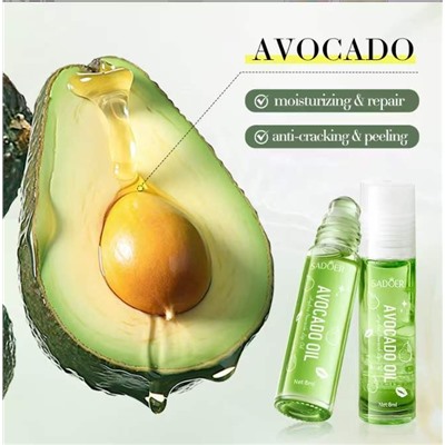 SADOER Натуральное фруктовое масло-блеск для увлажнения и питание губ, авокадо