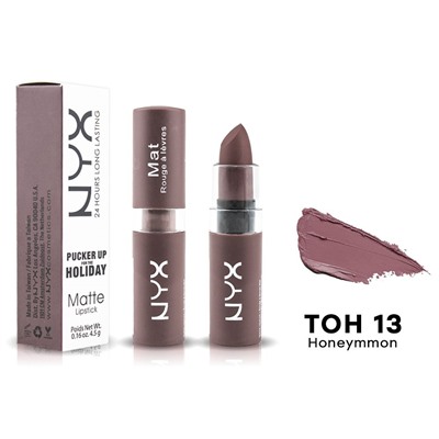 Кремовая помада NYX Matte Lipstick матовая, тон 13 Honeymmon