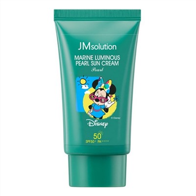 Jmsolution Увлажняющий солнцезащитный крем с жемчугом / Marine Luminous Pearl Sun Cream Pearl SPF50+/PA++++ Disney Minnie, 50 мл