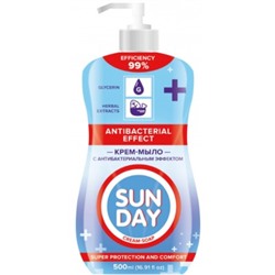 Сонца Sunday Крем-мыло с антибактериальным эффектом 500 мл