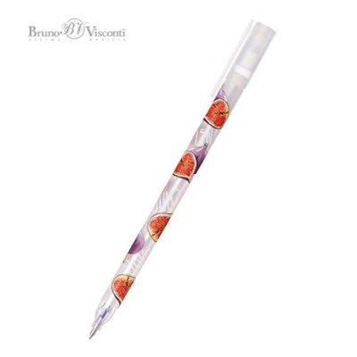 Ручка гелевая "UniWrite. Fresh fruity. Инжир" 0.5 мм синяя 20-0305/02 Bruno Visconti